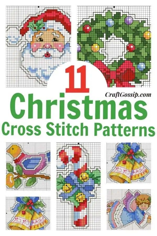 11 Easy Christmas Cross Stitch Charts Artofit