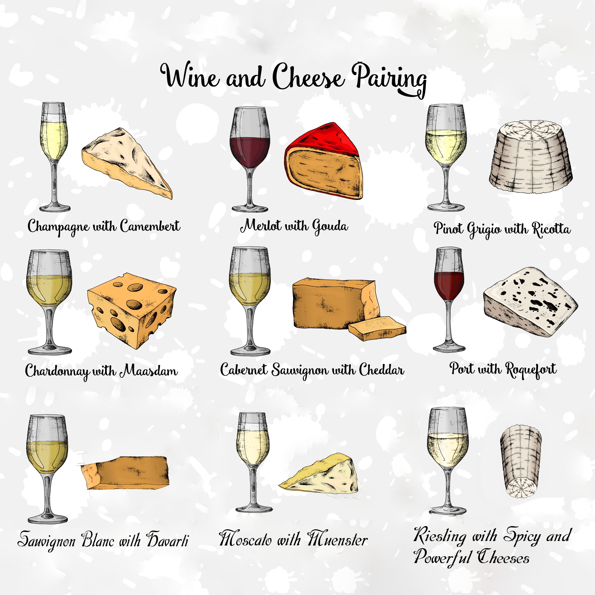 19 Lovely Wine And Cheese Pairing Chart A Visual Reference Of Charts 