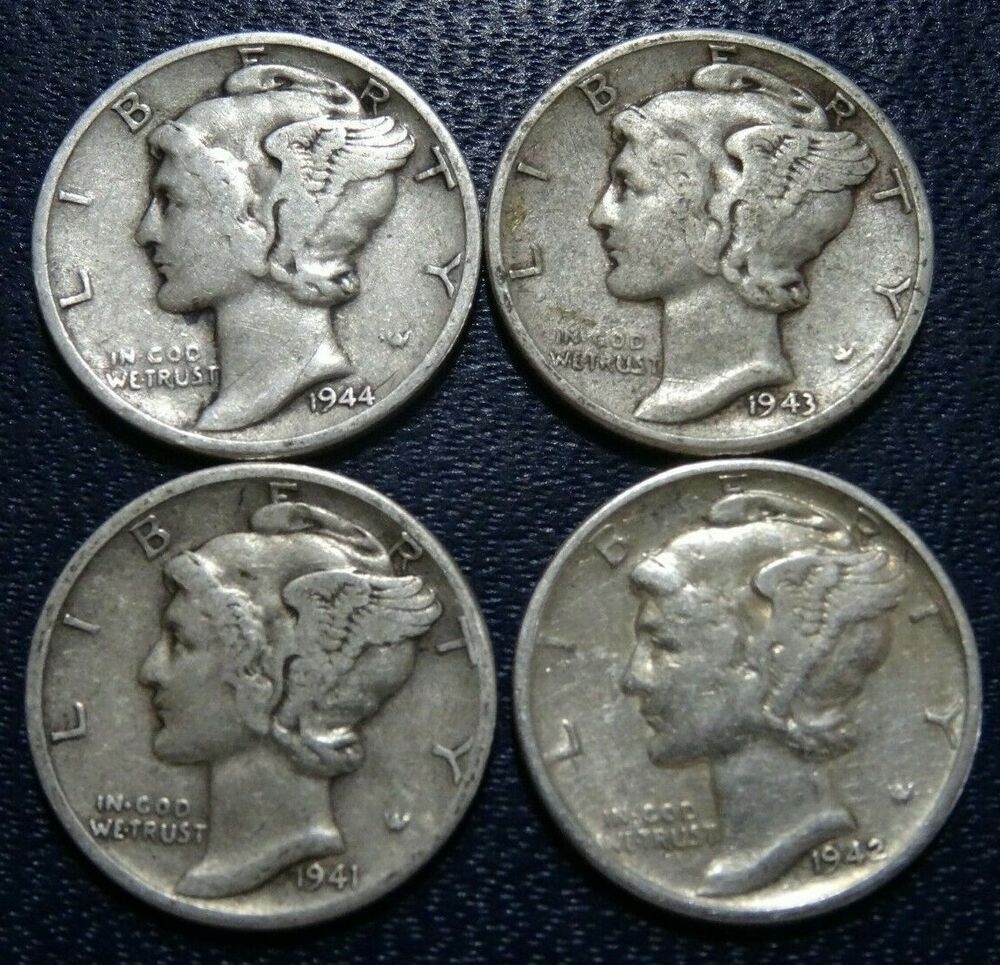 1941 Mercury Dime Value Chart A Visual Reference Of Charts Chart Master
