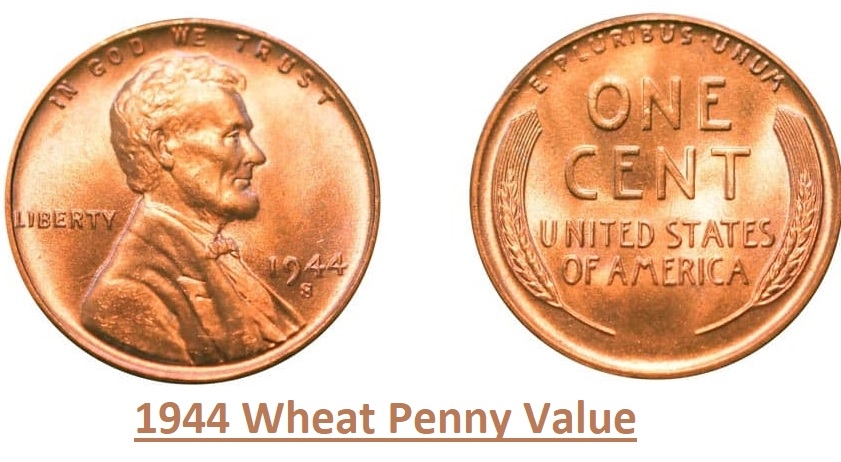 1944 Wheat Penny Value Price Chart Error List History Varieties 