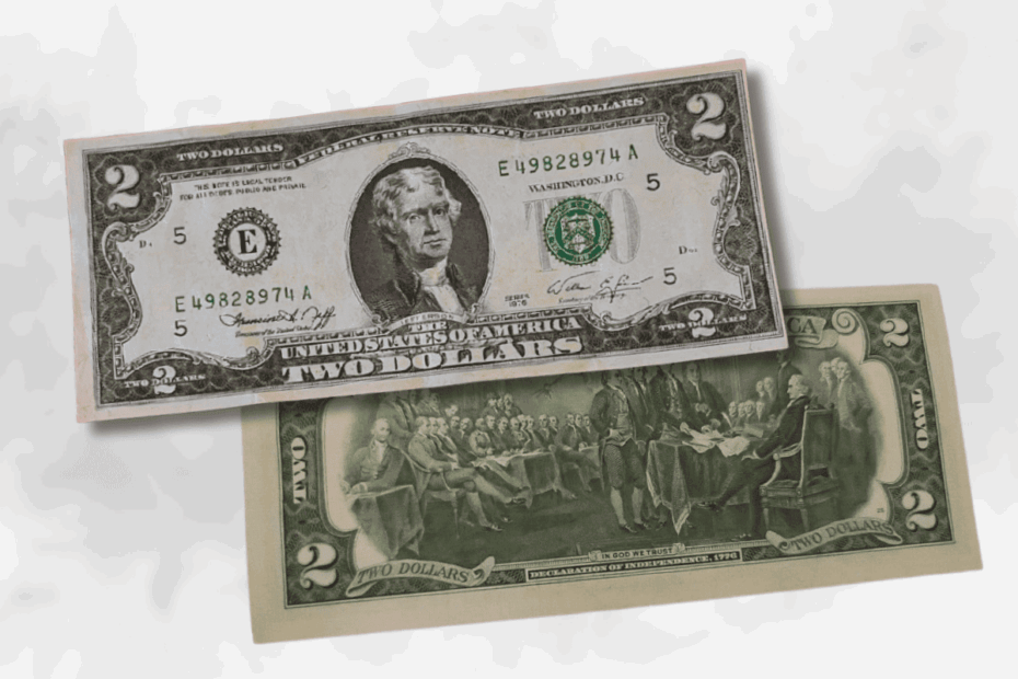 1976 2 Dollar Bill Value Chart Rarest Most Valuable Sold For 35 250