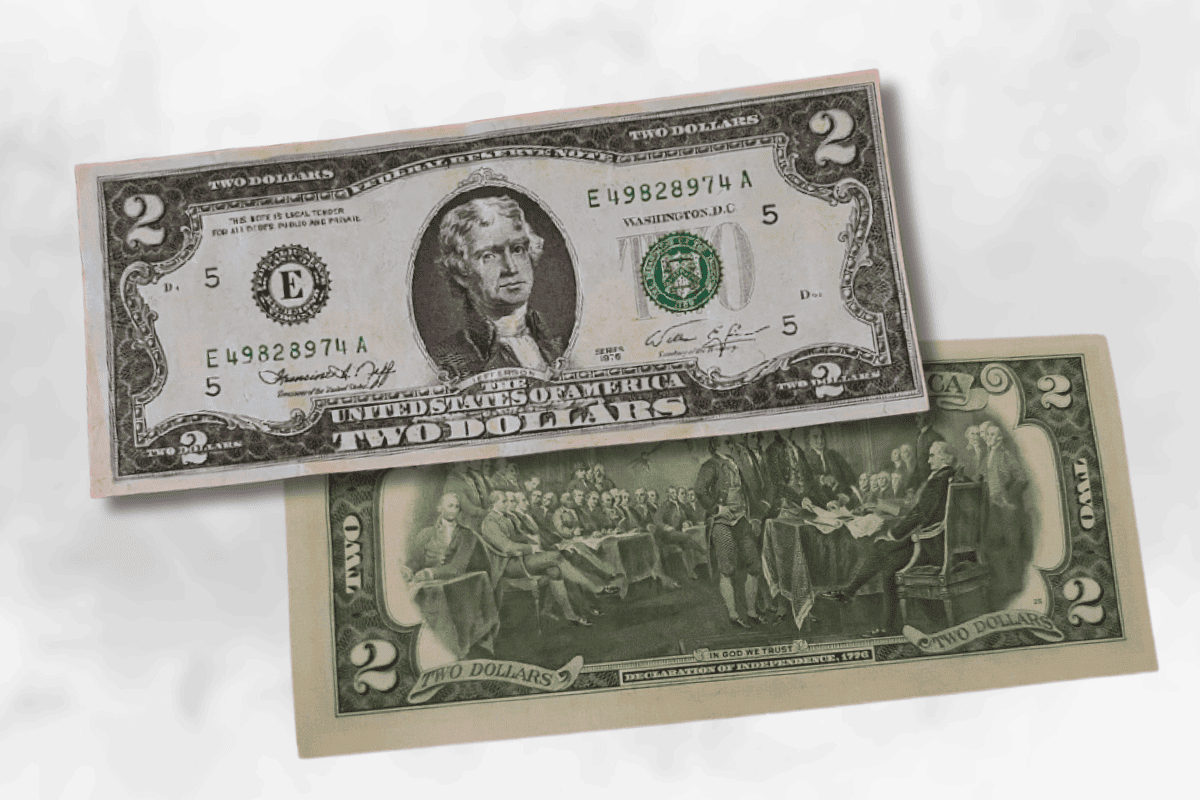 1976 2 Dollar Bill Value Chart Rarest Most Valuable Sold For 35 250 