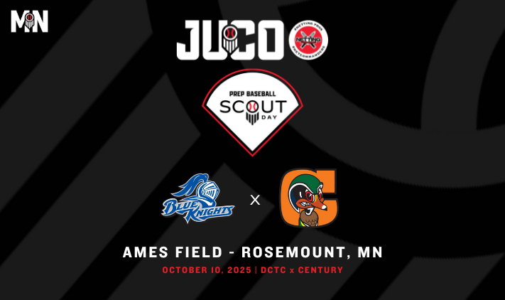 2025 Prep Baseball Minnesota JUCO Scout Day DCTC X Century Data Dive