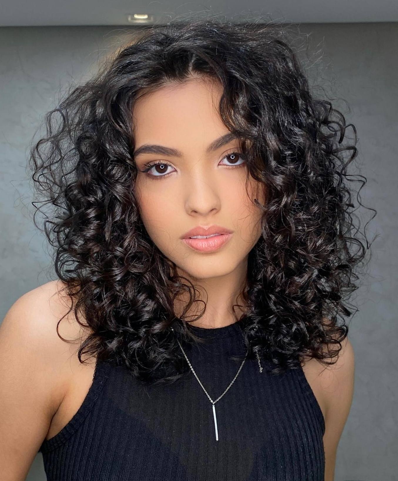 curly hair chart type