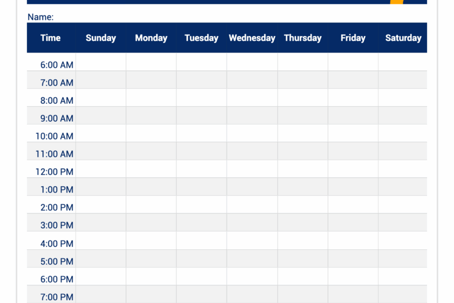 8 Excel Template Hourly Schedules To Keep You On Track Hourly Inc