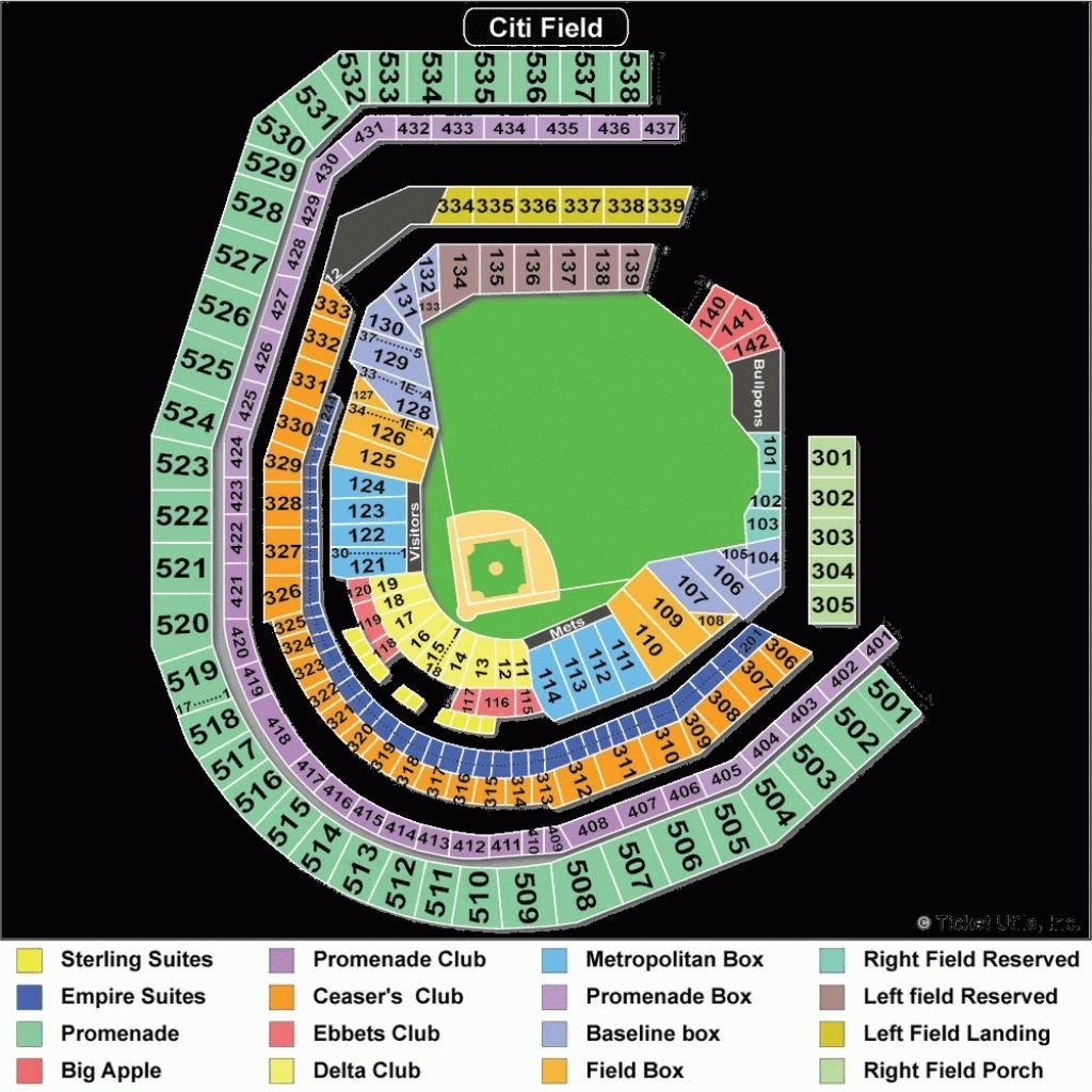 8 Pics Citi Field Seating Chart With Seat Numbers And Description 