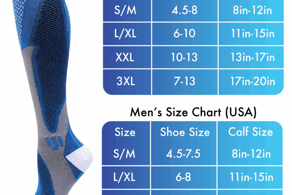 Activa Compression Socks Size Chart At Carlos Brookover Blog