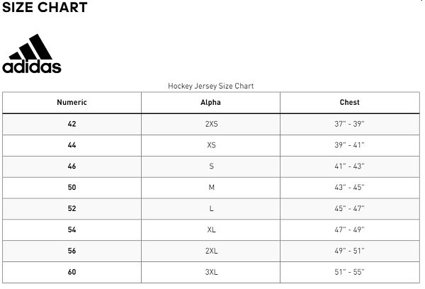 Adidas Hockey Jersey Size Chart Save Up To 15 www ilcascinone