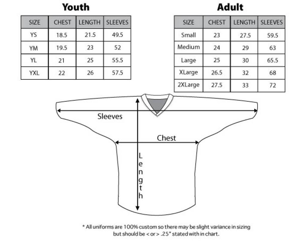 Adidas Youth Jersey Size Chart Adidas Size Chart Youth