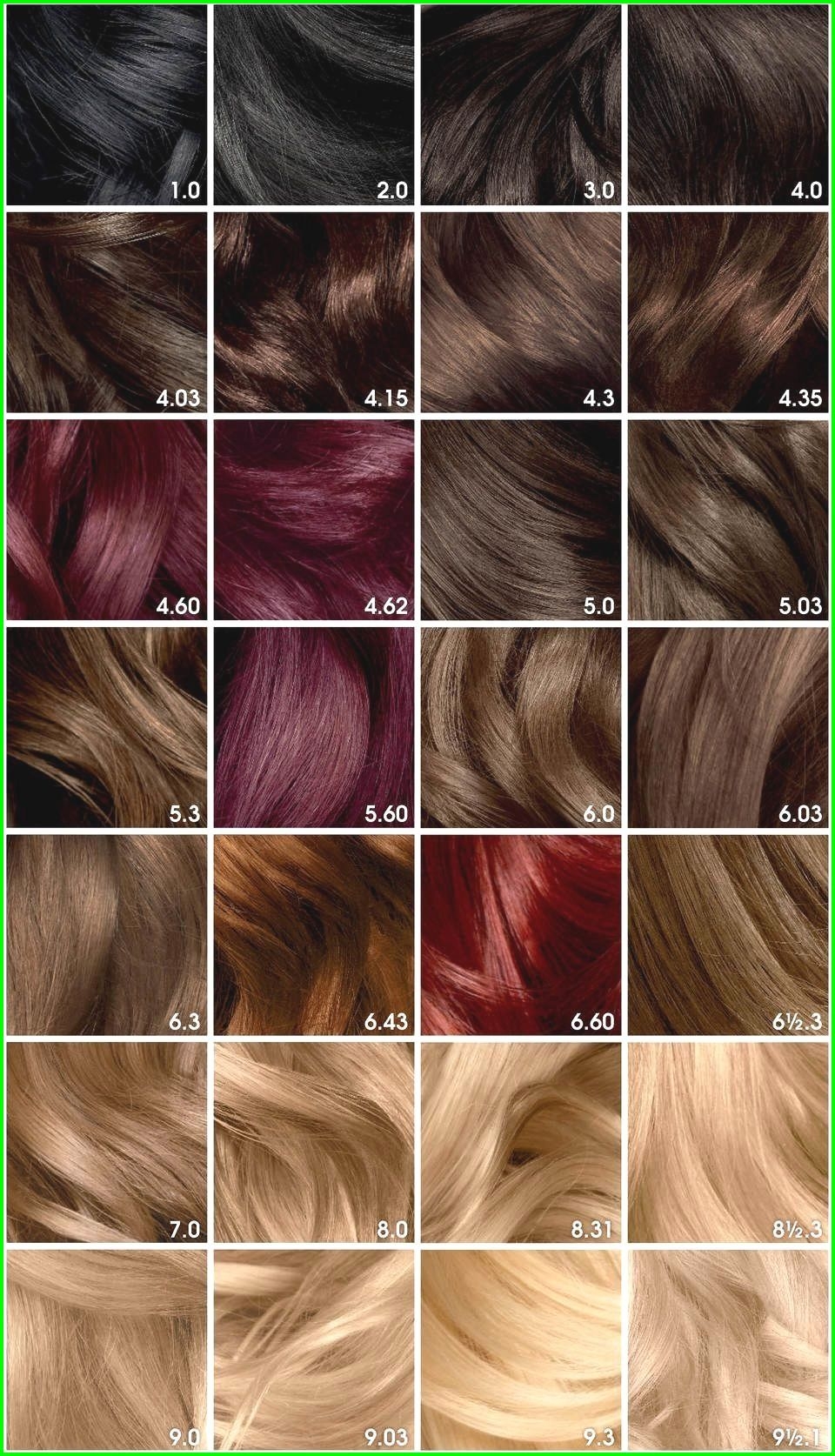Agebeautiful Hair Color Chart Coloring Pages