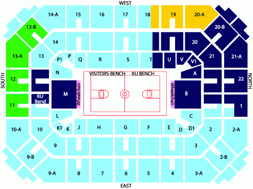 Allen Fieldhouse Seating Chart View Cabinets Matttroy