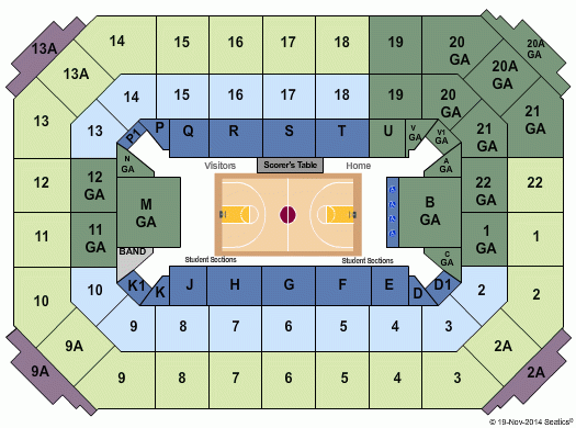 allen fieldhouse seating chart allen fieldhouse seating chart
