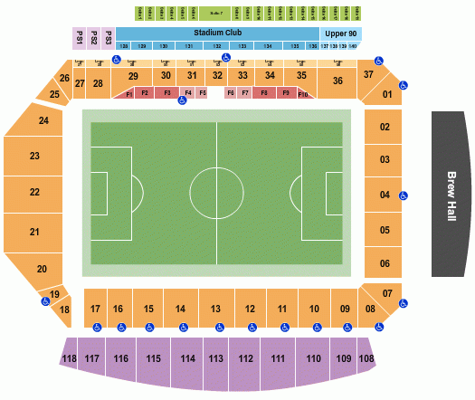 Allianz Stadium Seating Map