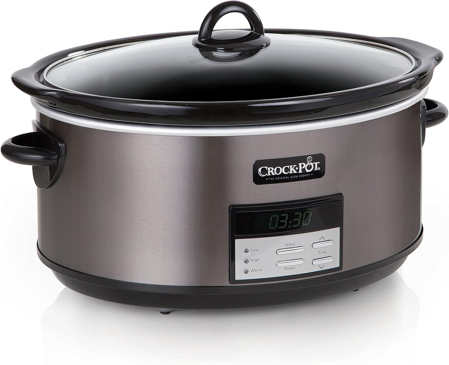 Amazon Crock Pot Large 8 Quart Programmable Slow Cooker With Auto 