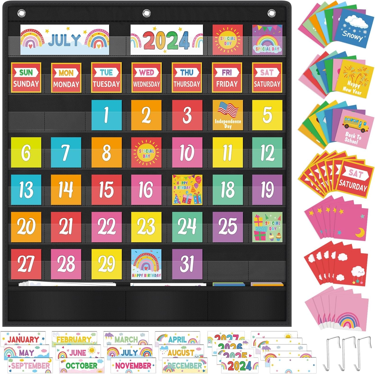 calendar pocket chart calendar pocket chart