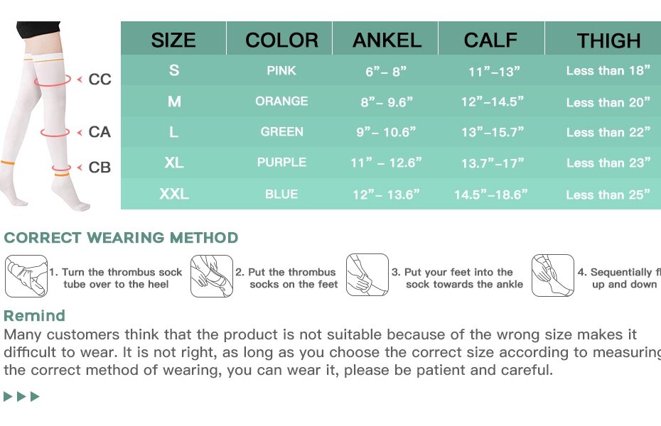 Amazon T E D Anti Embolism Compression Stockings Thigh High Knee
