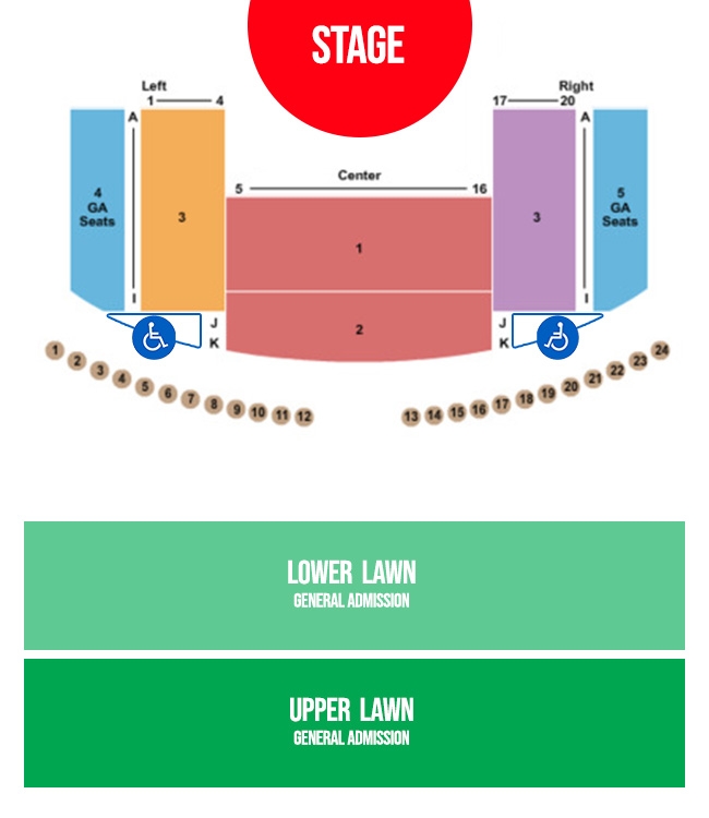 Amfam Amphitheater Seating Chart