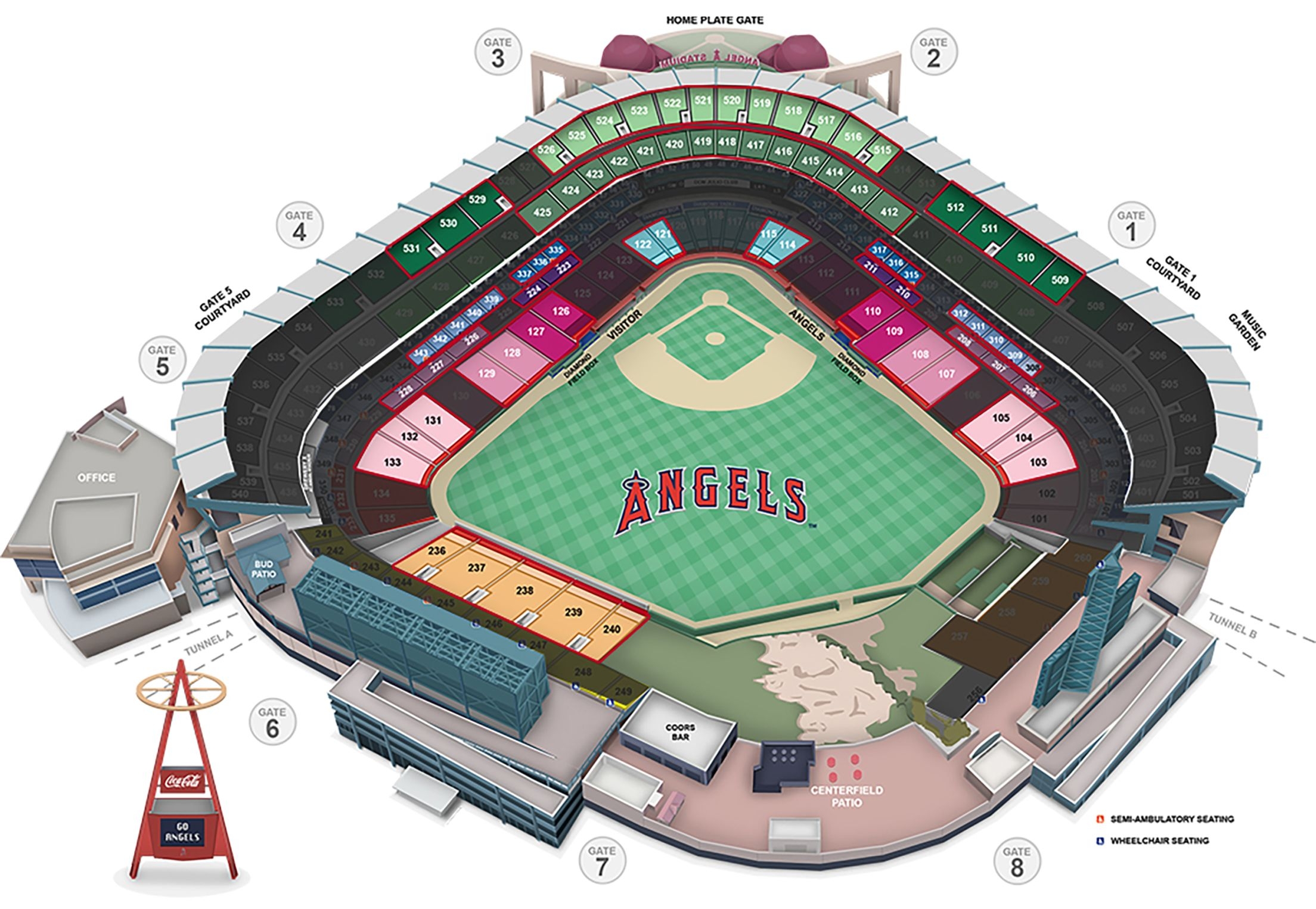 angels baseball seating chart angels baseball seating chart