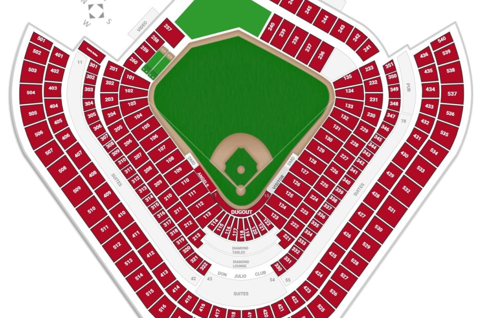 Angels Stadium Seating Chart Terrace All Star Cabinets Matttroy