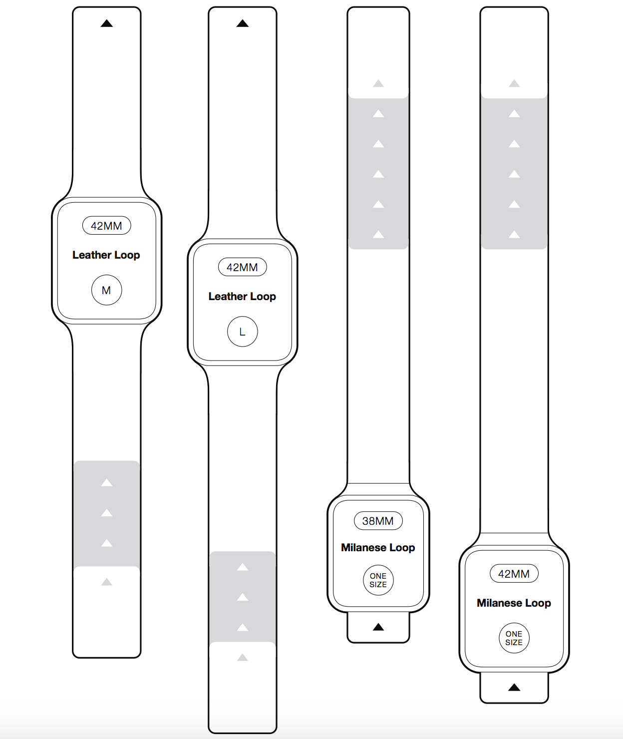 apple watch band size chart mm apple watch band size chart mm