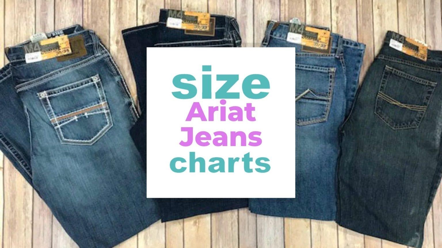 Ariat Jeans Size Chart For Men Women And Kids Size Charts When 