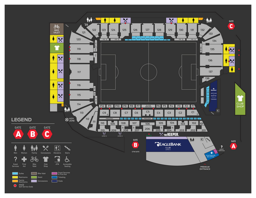 audi field seating chart audi field seating chart