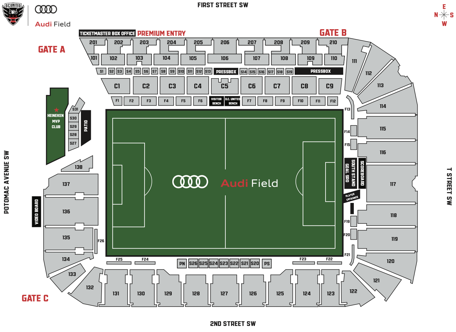 Audi Field Seating Chart Portal posgradount edu pe