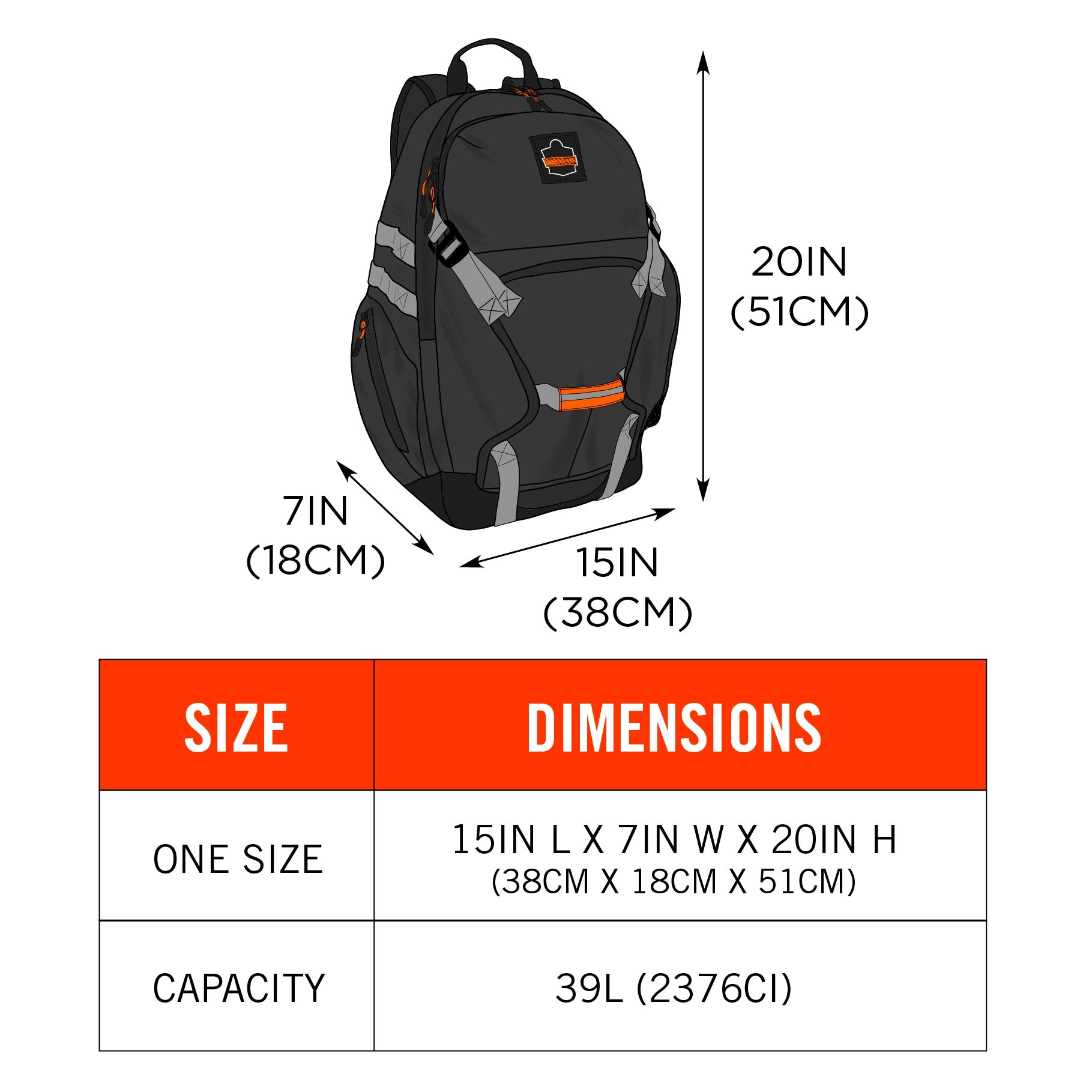 Backpack Size Chart Ubicaciondepersonas cdmx gob mx