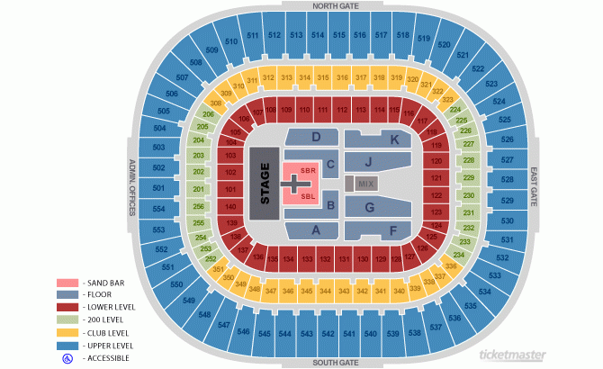 Bank Of America Stadium Charlotte NC Seating Chart View