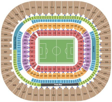 Bank Of America Stadium Seating Chart Rows Seat Numbers And Club Seats