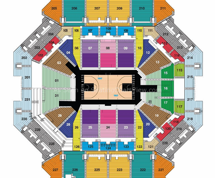 Barclays Center Brooklyn NY Seating Chart View