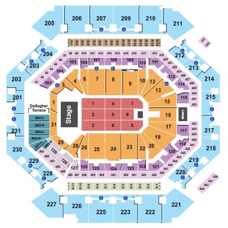barclay center seating chart