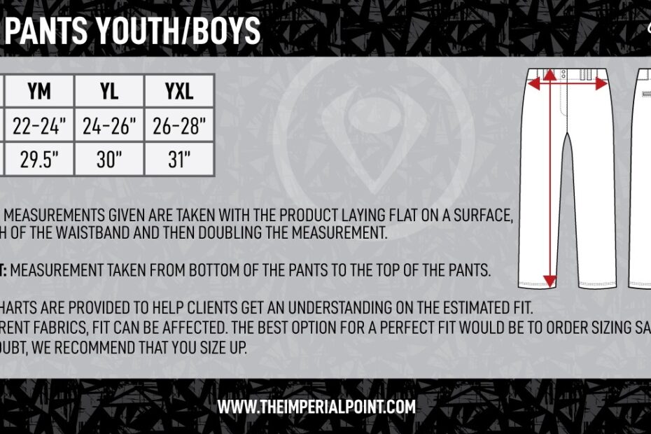 Baseball Uniform Size Charts For Custom Baseball Uniforms Imperial