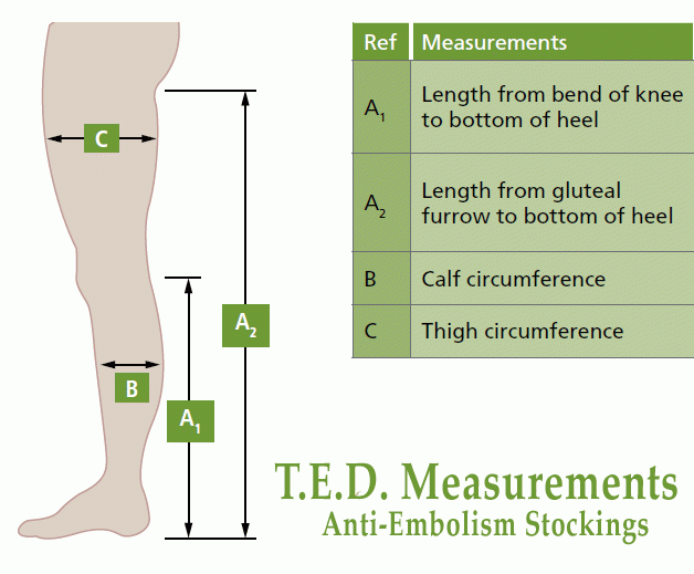 Below Knee Compression Stockings Measurement At Maurice Gore Blog