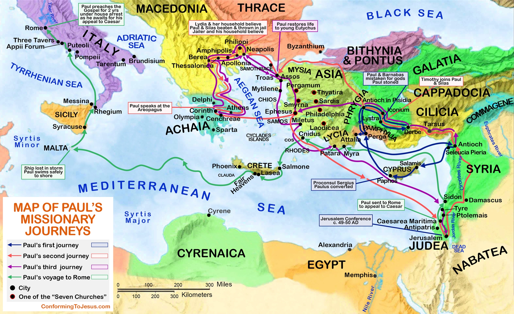 bible maps and charts
