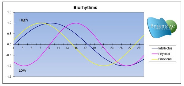 Biorhythms Charts For Past And Future