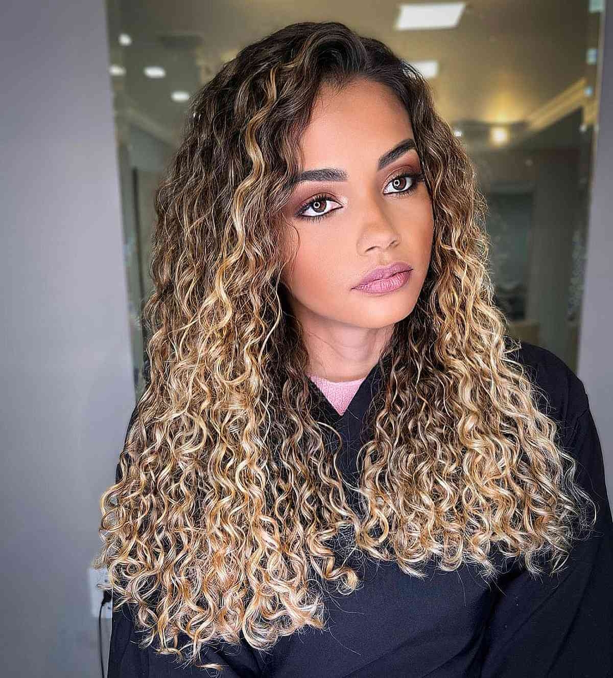 Black Girl With Long Curly Hair