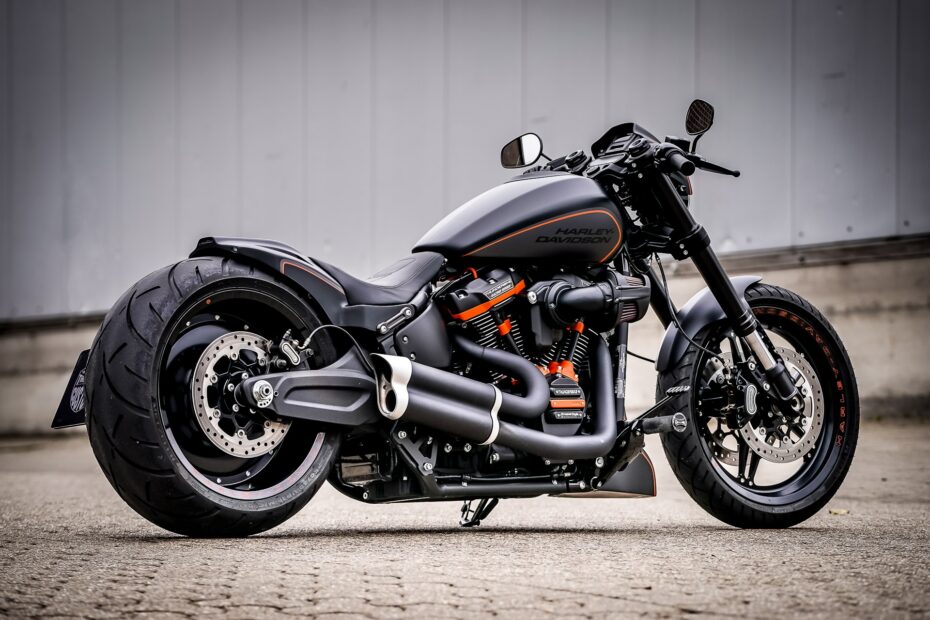 Black Harley Motorcycles