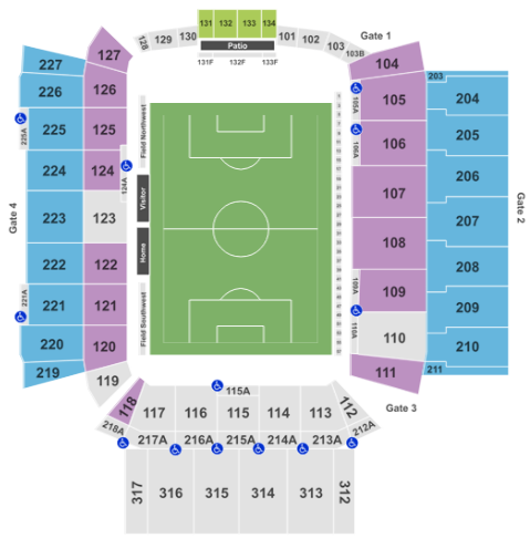 Bmo Field Detailed Seating Chart Ponasa
