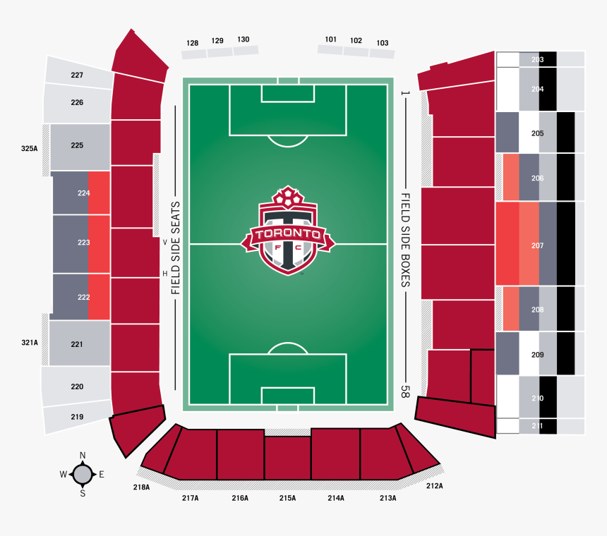 Bmo Field Seating Chart