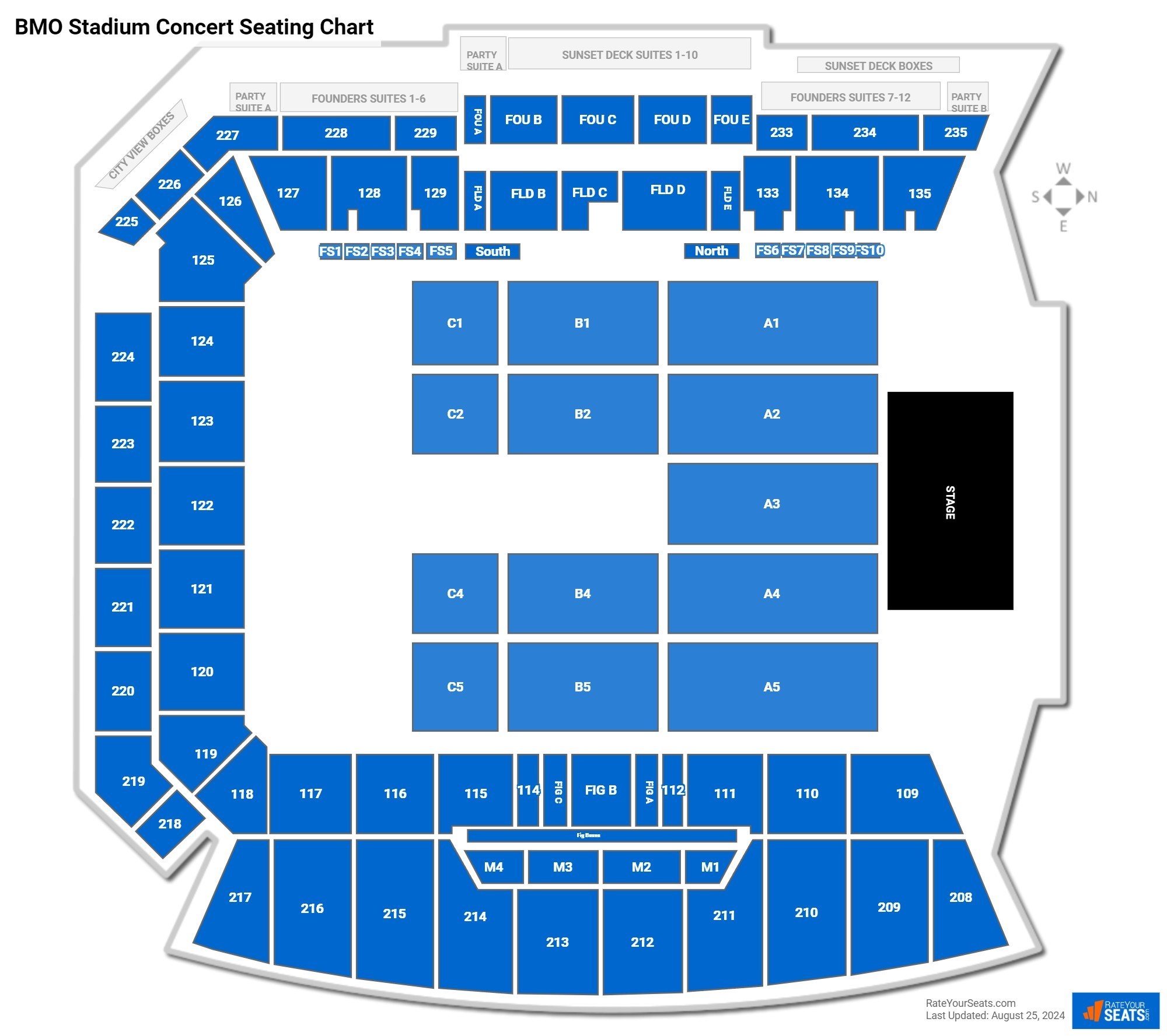 BMO Stadium Seating Charts RateYourSeats
