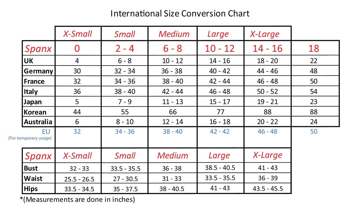 Bra Size Convertor And Bra Sizes Chart Bras Honey
