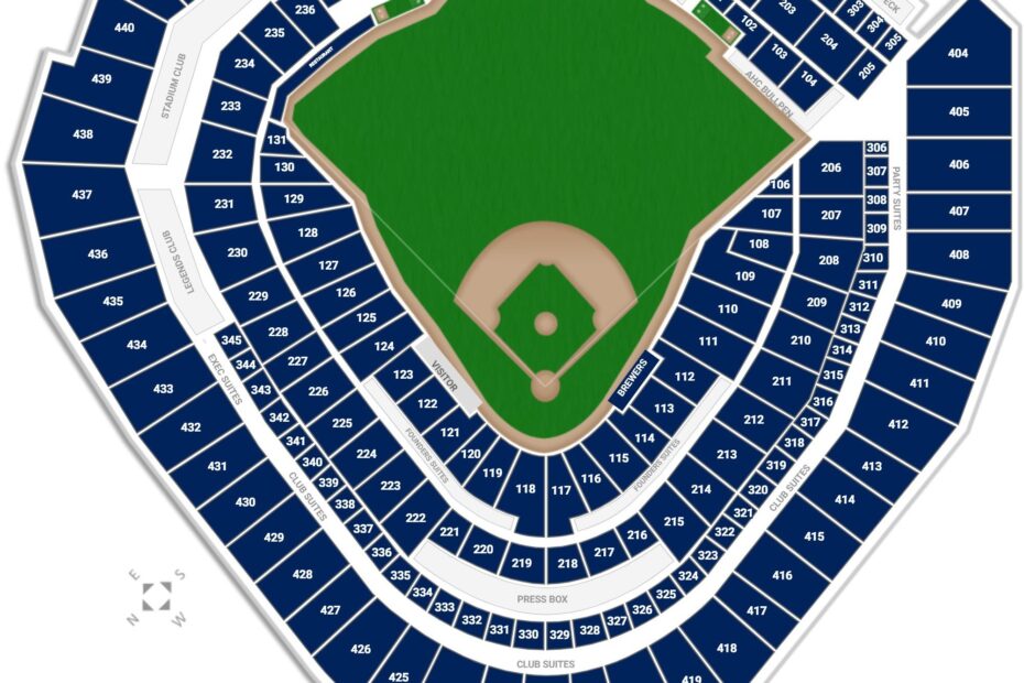 Brewers Field Seating Chart At Claude Mardis Blog
