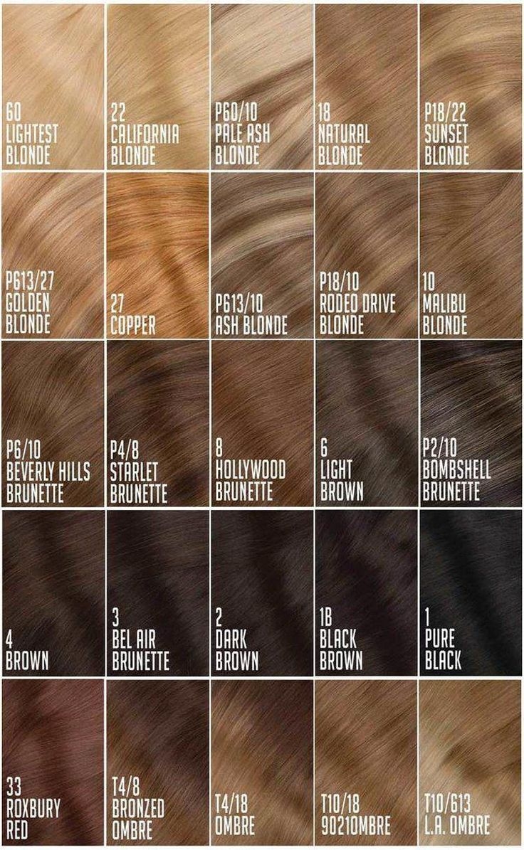 Brown Hair Color Chart For Your Brunette Shade Shades Of Brown Hair 