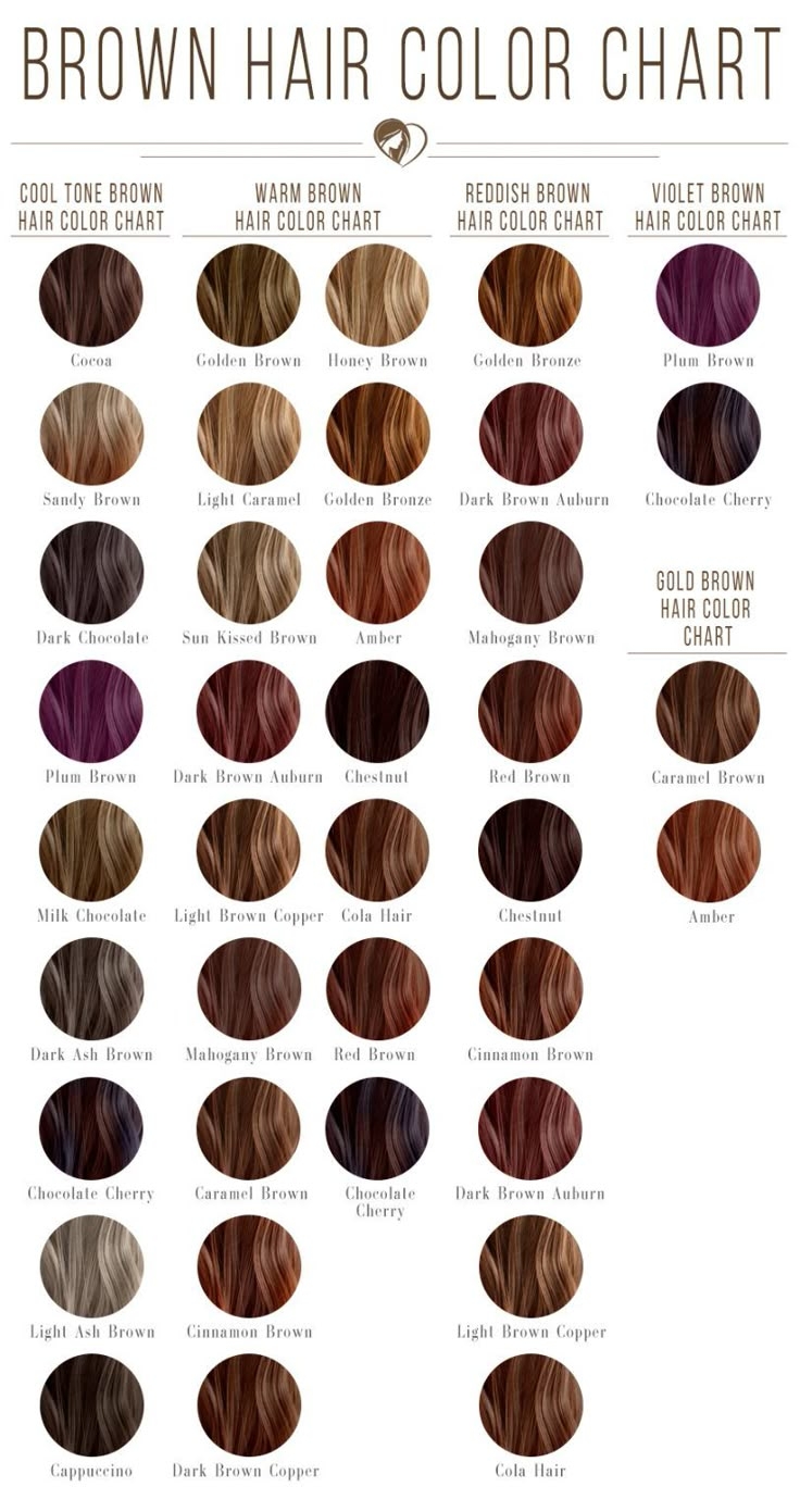 Brown Hair Color Chart To Find Your Flattering Brunette Shade To Try In 