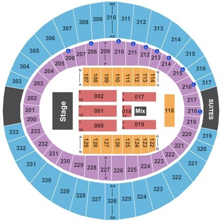 Cajundome Tickets In Lafayette Louisiana Cajundome Seating Charts 