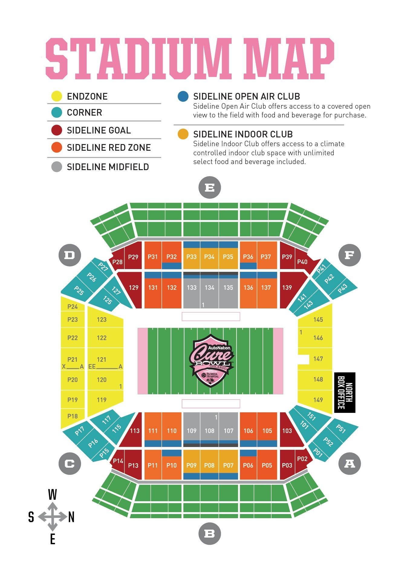 Camping World Stadium Seating Chart Cabinets Matttroy