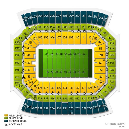 Camping World Stadium Virtual Seating Chart