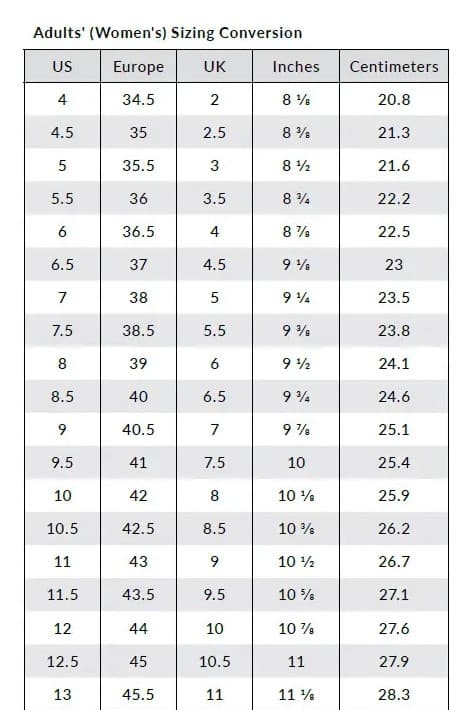 Capezio Jazz Shoe Size Chart Shop Emergencydentistry