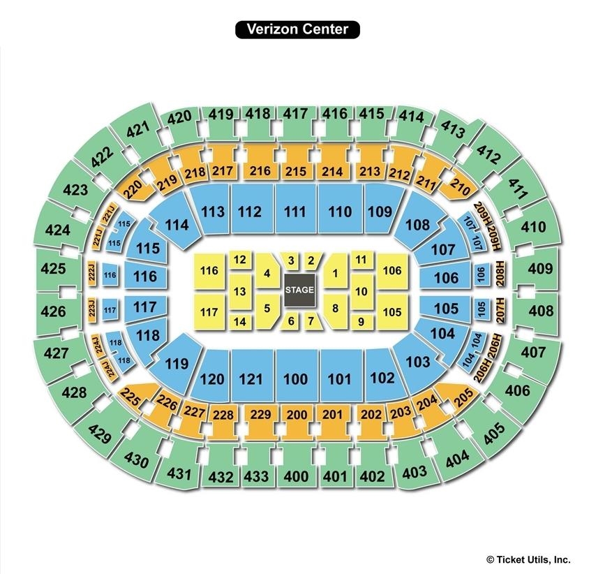 Capital One Arena Seating Chart For Concerts Capital One Arena Seating Chart For Concerts